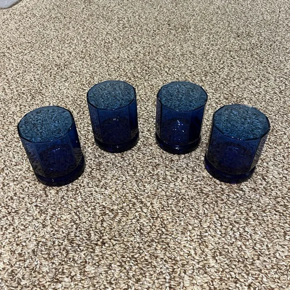 15-Piece Charcuterie or Lunch Set, Cobalt Blue Glass - Picture 13 of 15